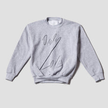 Load image into Gallery viewer, ONLY LOVE SWEATSHIRT Grey / Black OL-Sweatshirt-JDONLYLOVE