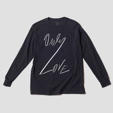 Load image into Gallery viewer, ONLY LOVE L.S TSHIRT Black / White OL-Long Sleeve T-shirt-JDONLYLOVE