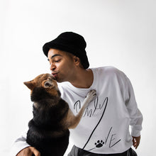 Load image into Gallery viewer, ADULT ONLY LOVE SWEATSHIRT White / Black OL Paw Graphic-Sweatshirt-JDONLYLOVE