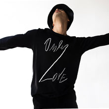 Load image into Gallery viewer, ONLY LOVE L.S TSHIRT Black / White OL-Long Sleeve T-shirt-JDONLYLOVE