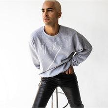 Load image into Gallery viewer, ONLY LOVE SWEATSHIRT Grey / White OL-JDONLYLOVE