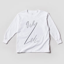 Load image into Gallery viewer, ONLY LOVE L.S TSHIRT White-Long Sleeve T-shirt-JDONLYLOVE
