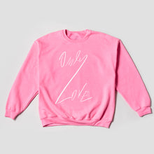 Load image into Gallery viewer, ONLY LOVE SWEATSHIRT Neon Pink-Sweatshirt-JDONLYLOVE
